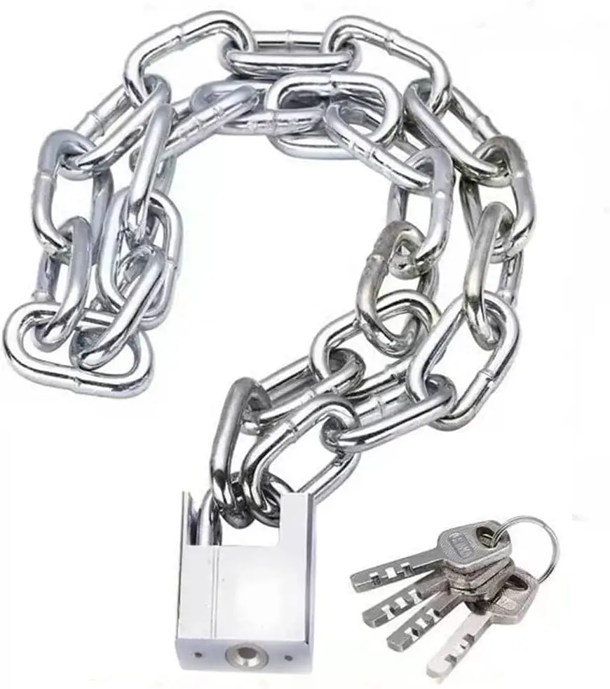 Chain with padlocks