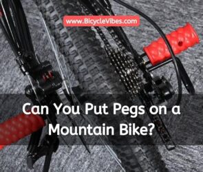 Can You Put Pegs on a Mountain Bike?