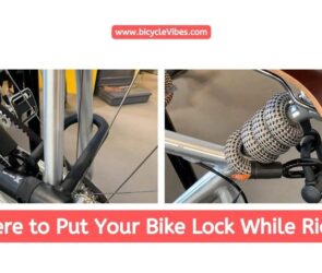 What is the Proper Placement for Your Bike Lock When Riding?