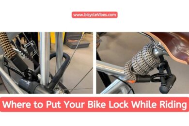 What is the Proper Placement for Your Bike Lock When Riding?