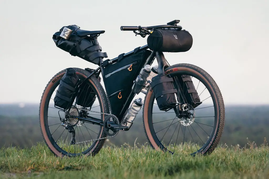 Geometry of a bikepacking bike compared to a touring bike