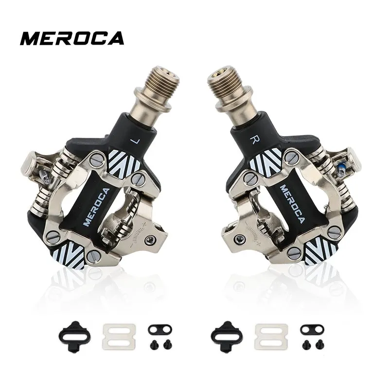 MEROCA MTB Automatic Pedal Cycling Clipless SPD Sealed